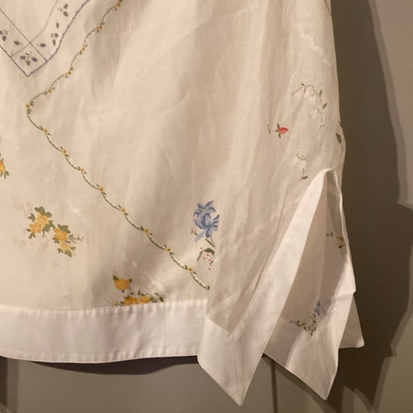 TORY BURCH| HANDKERCHIEF EMBROIDERED TUNIC | AFTERNOON TEA RSVD| SZ 2 - Picture 6 of 13